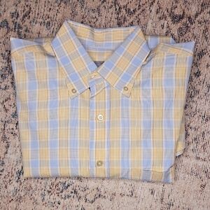 Hickey Freeman Men's Spring Plaid Button Down Shirt
